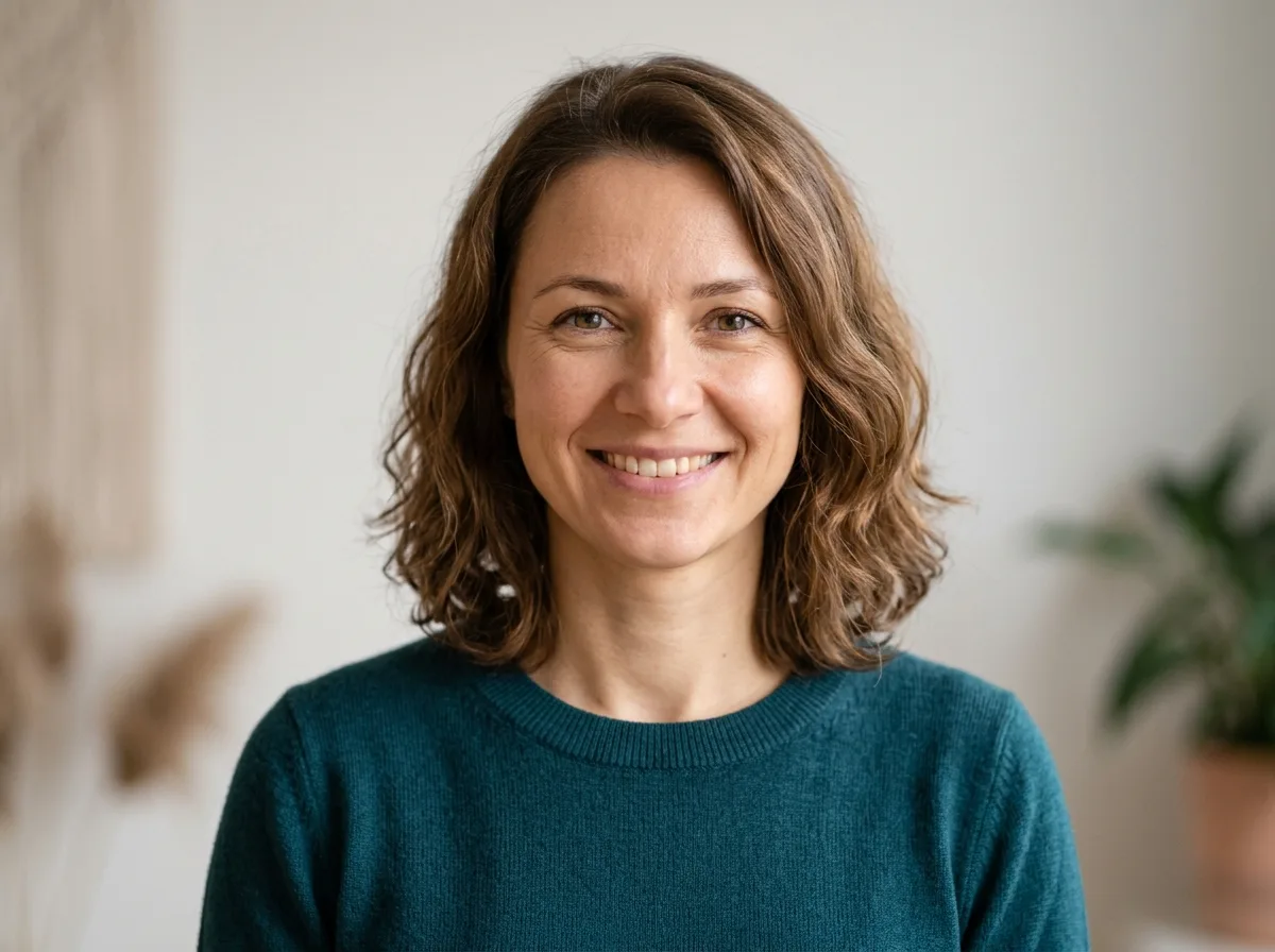 Аватар пациентки Ирины С., женщина около 30 лет, доброжелательное выражение, нейтральный фон